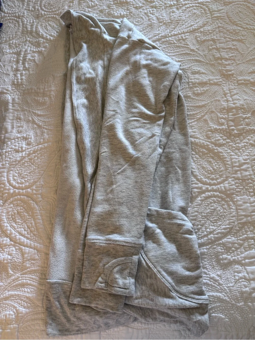 Athleta Girl Heather Gray Cozy Cardigan